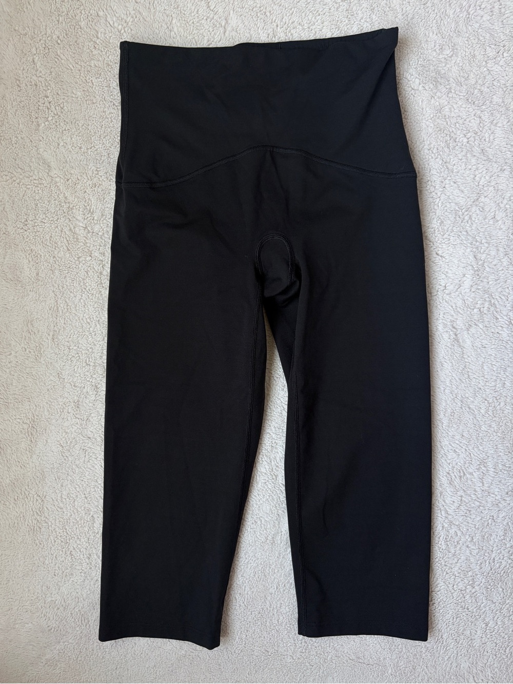 Spanx High-Waist Black Cropped Leggings Women Size Small